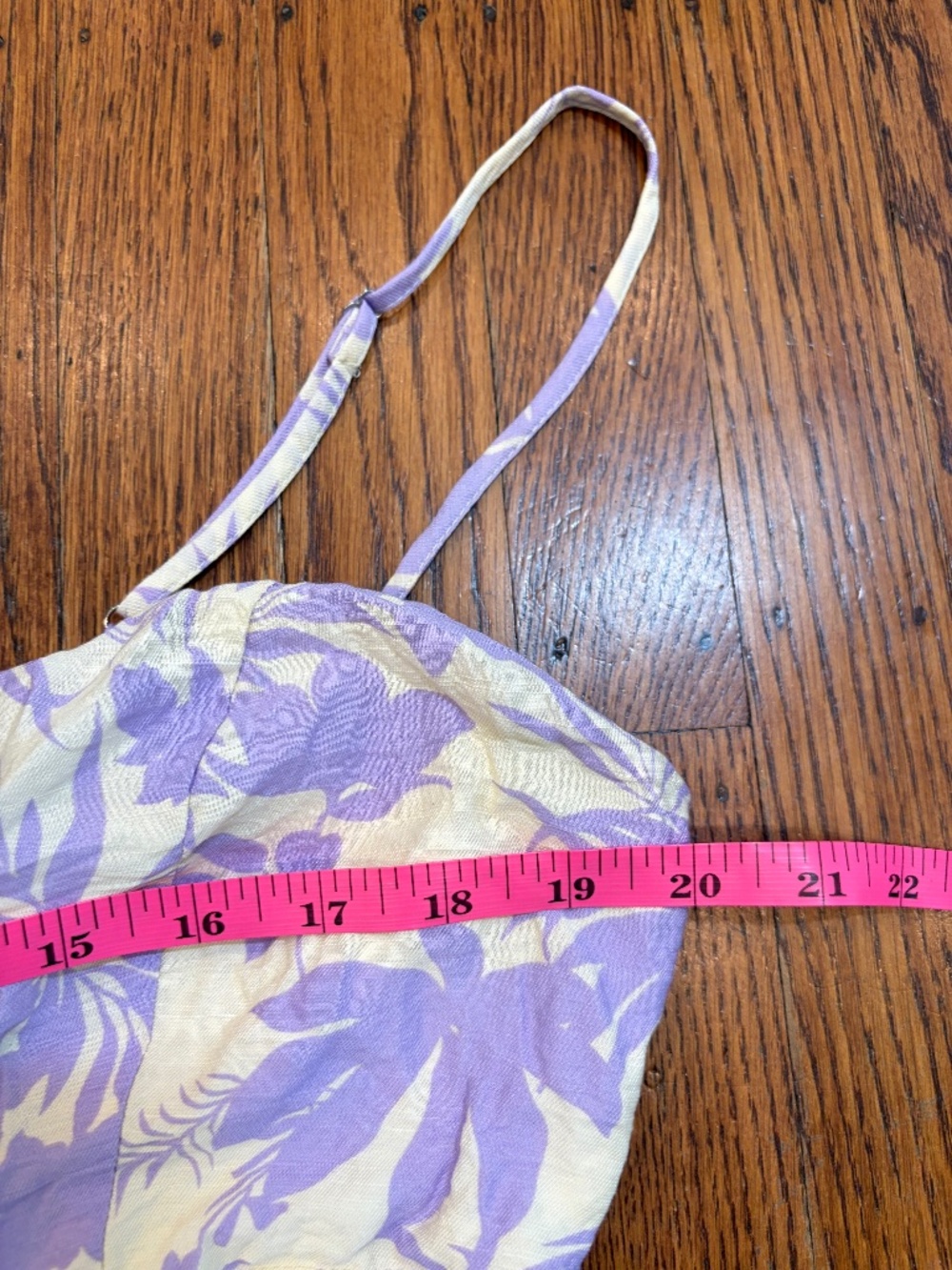 🌸 ASTR The Label Floral Keyhole Wrap Dress | Purple & White | XL 🌸 - Picture 7 of 7